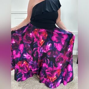 XL FLORAL MAXI SKIRT
